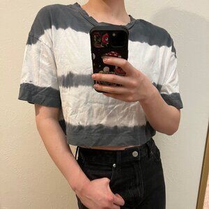 Zara Crop Top Tie Dye Tee 100% Cotton